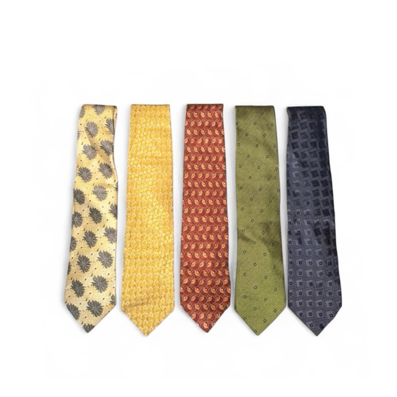 Ermenegildo Zegna Other - Bundle of 5 Ermenegildo‎ Zegna Designer Luxury Multicolor Neck Ties